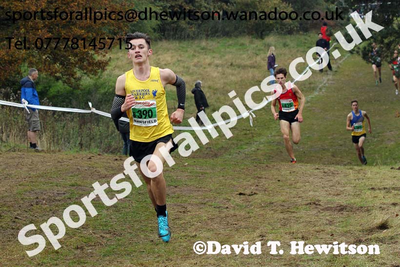 Junior men, National Cross Country Relays, Berry Park, Mansfield. Photo: David T. Hewitson/Sports for All Pics